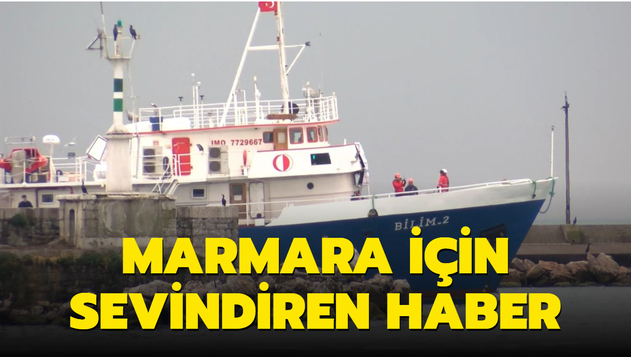 Marmara'y kar kar aratran Bilim-2'den sevindiren haber