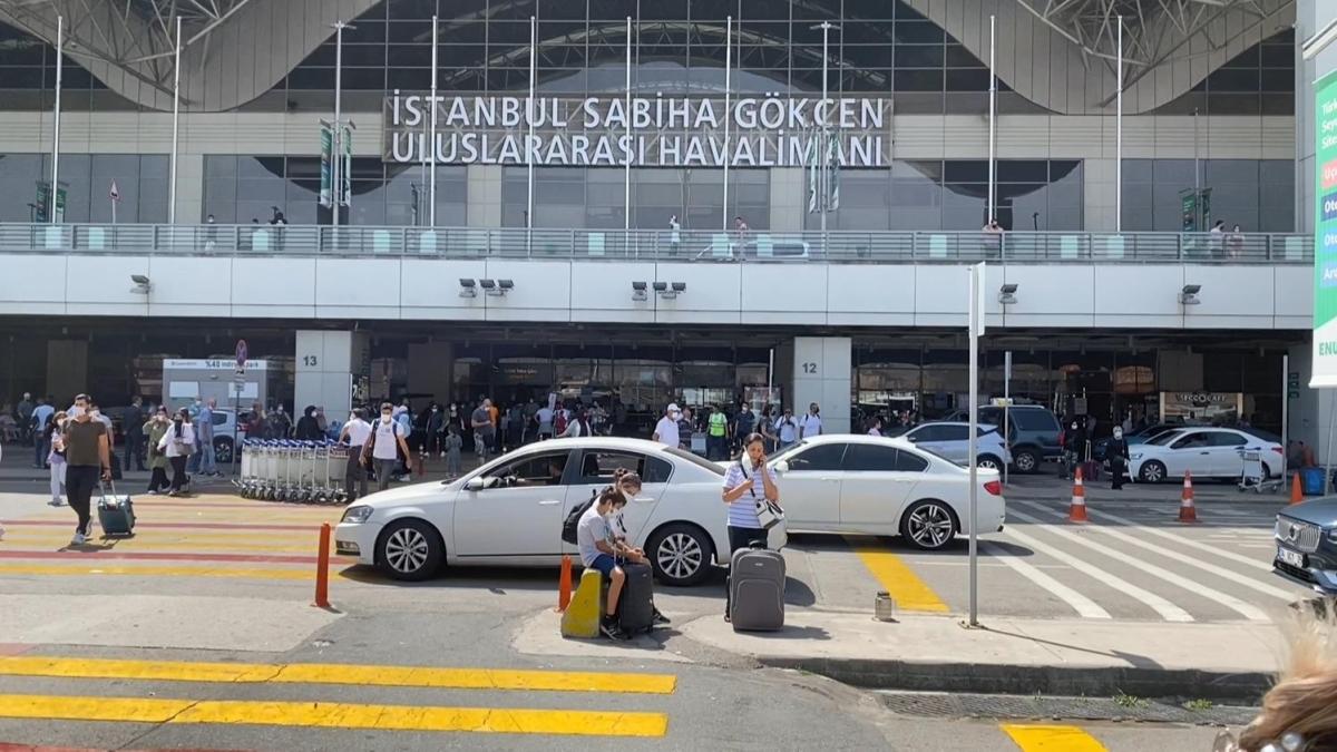 Son dakika haberi: Sabiha Gken Havaliman'ndaki binada korkutan yangn