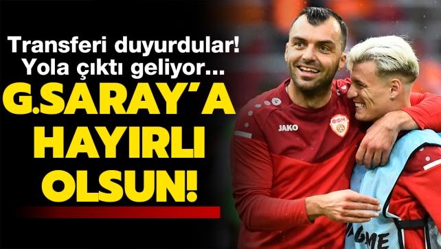 Son dakika Galatasaray haberleri... ngilizler duyurdu: Ezgjan Alioski yola kt geliyor