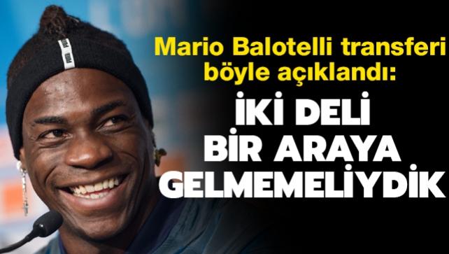 Son dakika transfer haberi: Mario Balotelli 3 yllna Adana Demirspor'da