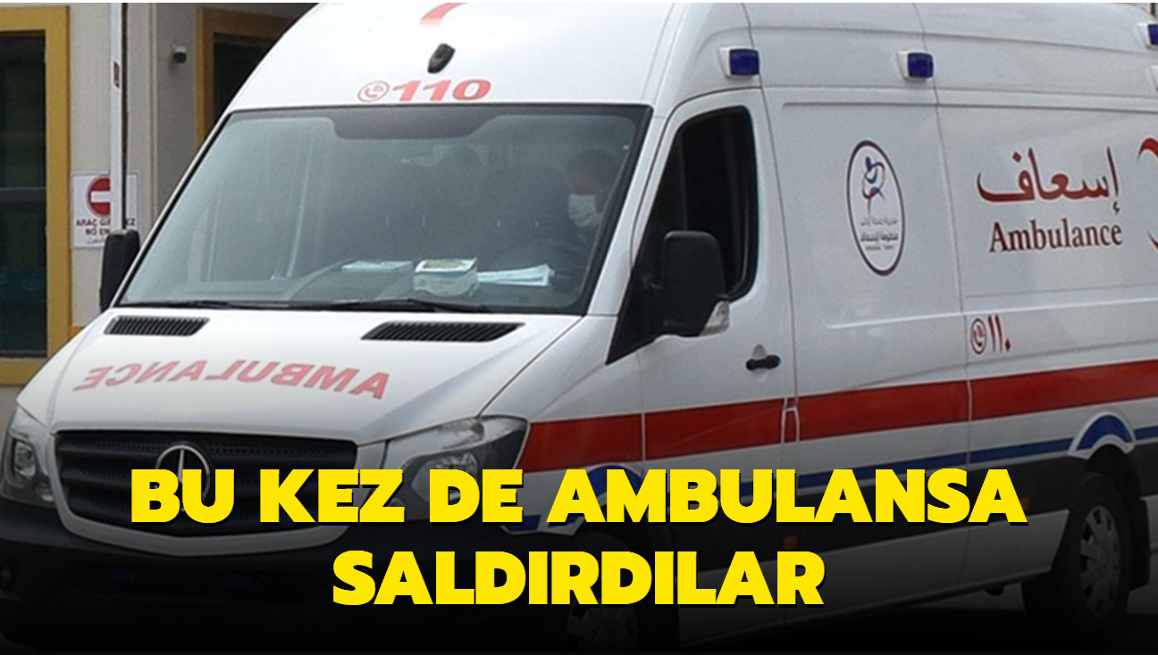 TSK'ya ait ambulansa terristlerden keskin nianc saldrs
