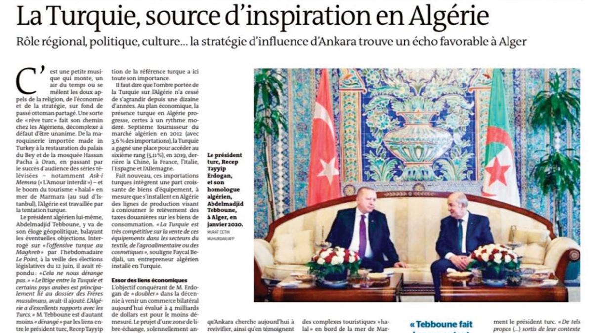 Fransz basn yazd! 'Trkiye, Cezayir'de ilham kayna'
