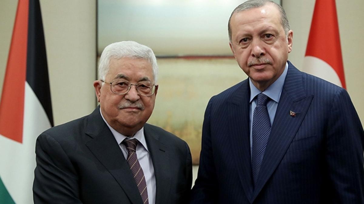 Filistin Devlet Bakan Abbas'tan Trkiye'ye ziyaret