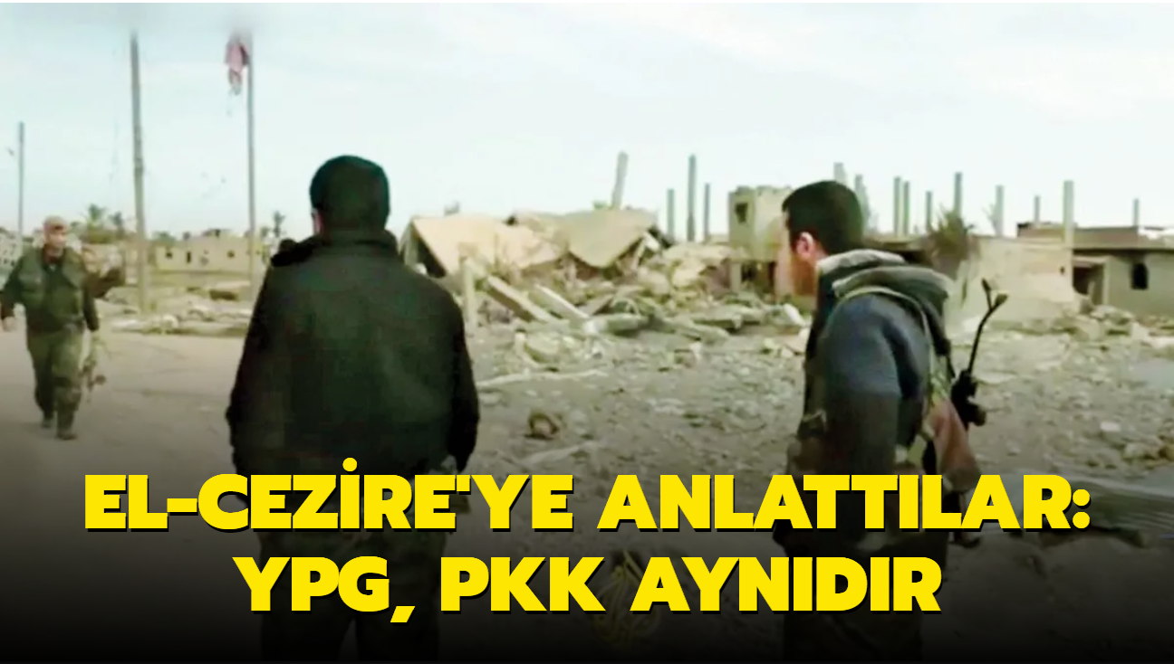 Terristler El-Cezire'ye anlatt! 'YPG, PKK ayndr'