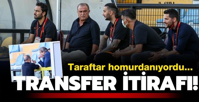 Galatasaray Teknik Direktr Fatih Terim'den transfer aklamas