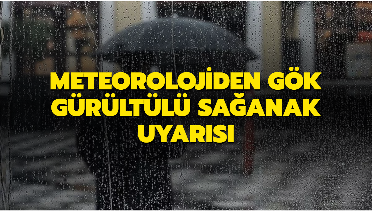 Meteorolojiden Karadeniz ve Dou Anadolu iin gk grltl saanak uyars