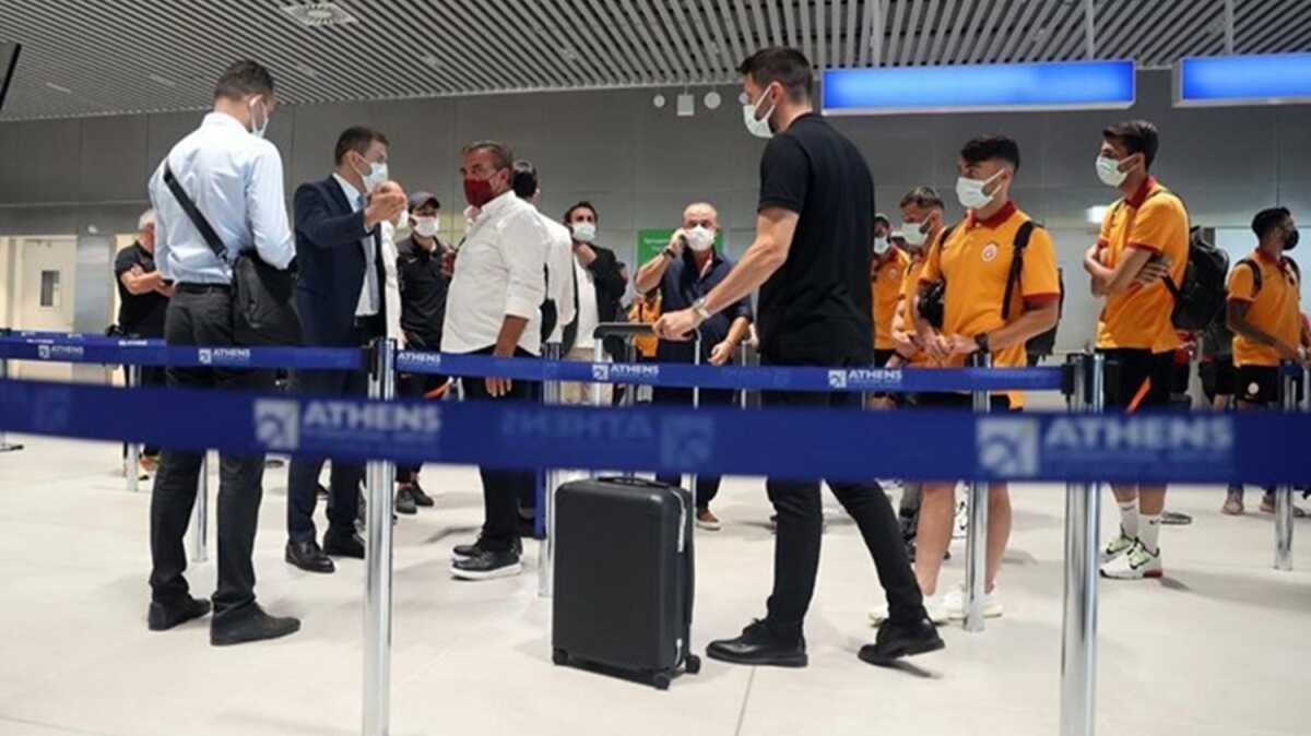 son dakika galatasaray galatasaray fatih terim olympiakos yunanistan galatasaray kafilesi fotoraflar resimleri