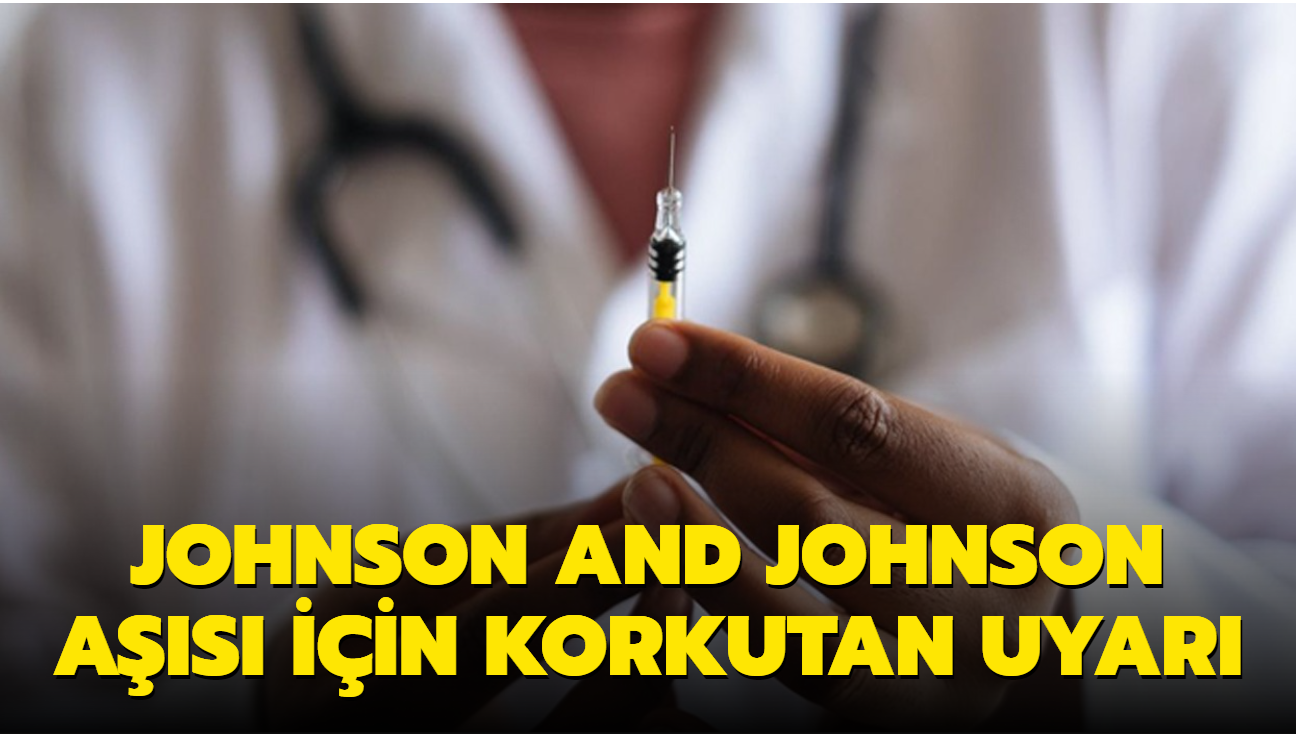 FDA'den Johnson and Johnson as iin korkutan uyar: Nrolojik bozuklua yol aabilir