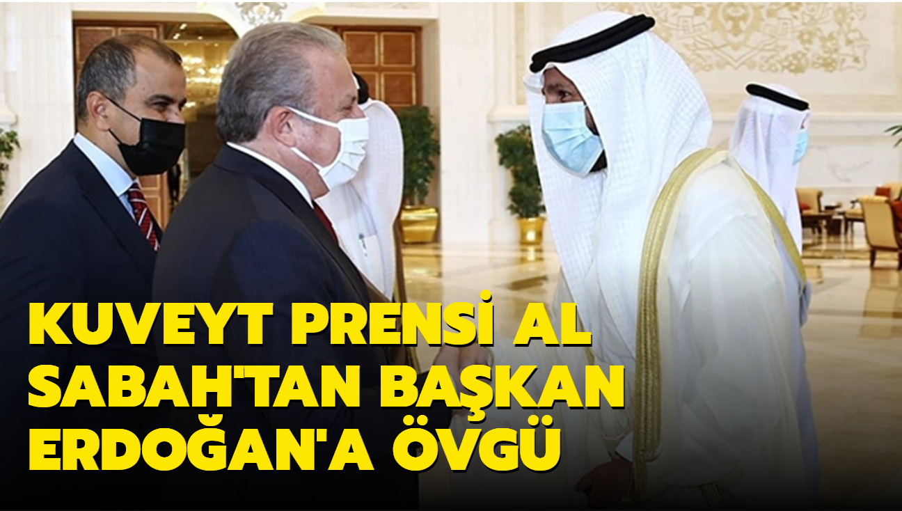 Kuveyt Prensi Al Sabah'tan Bakan Erdoan'a vg: Duruu, sz ve eylemiyle cesur bir adam