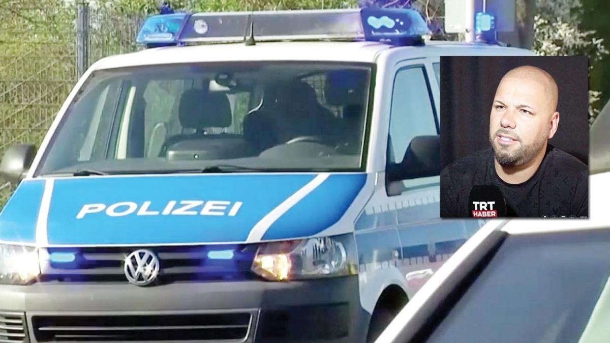 Alman polisten Trk srcye rk hakaret