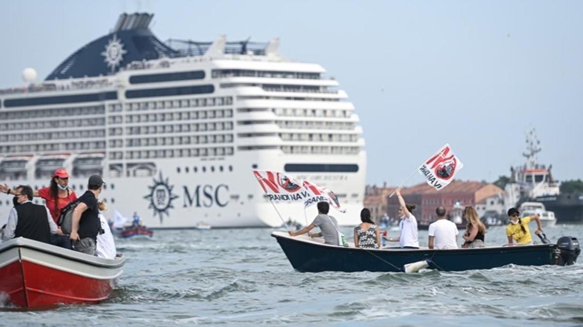 Byk yolcu gemileri Venedik Lagn'ne giremeyecek