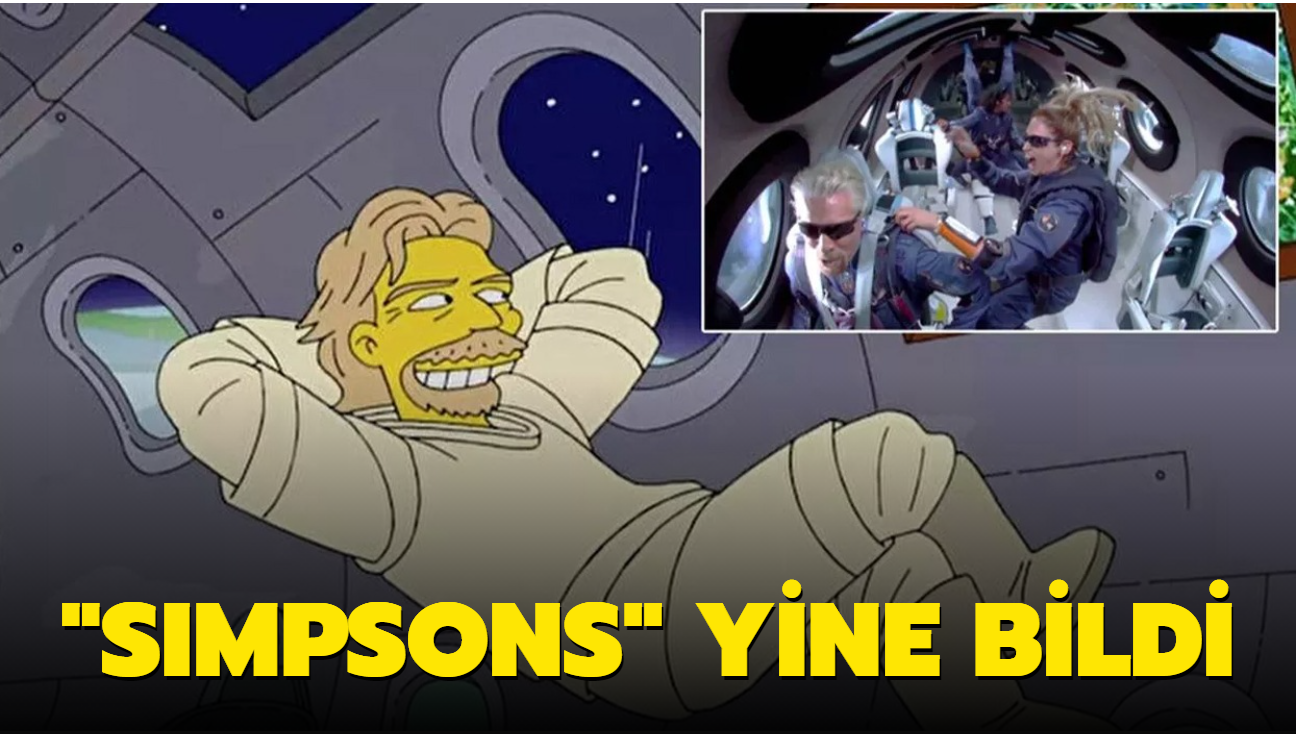 Simpsonlar'ın Richard Branson tahmini sosyal medyayı salladı