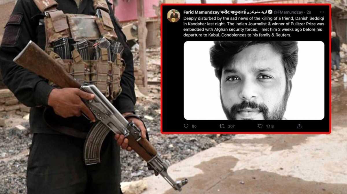 Danish Siddiqui, Afganistan-Taliban atmasnn kurban oldu