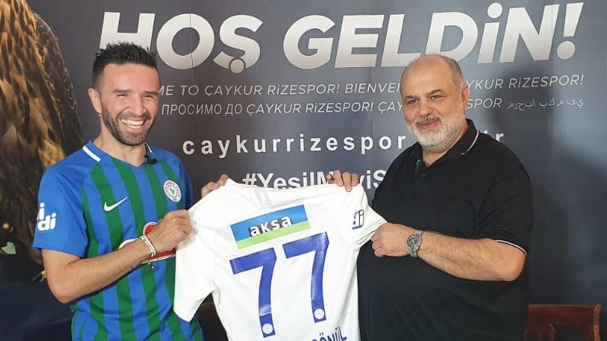 Son dakika transfer haberi: Çaykur Rizespor, Gökhan Gönül'ü transfer ettiğini açıkladı