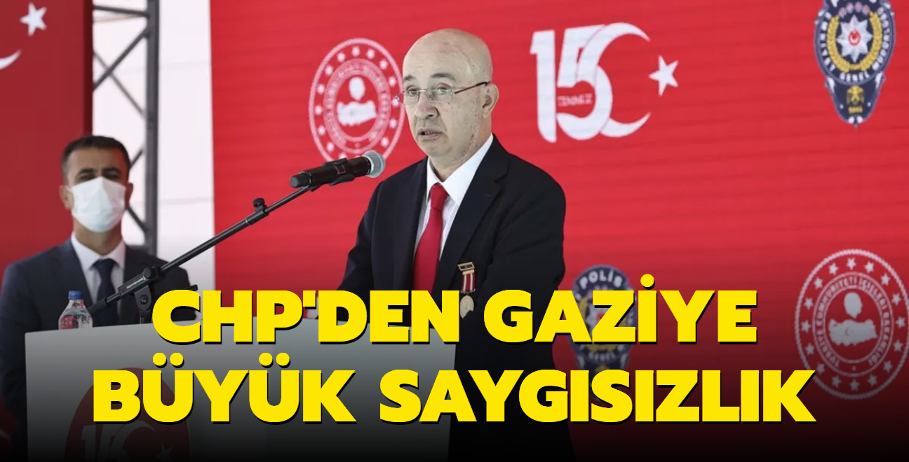 CHP'den 15 Temmuz gazisi Turgut Aslan'a byk saygszlk
