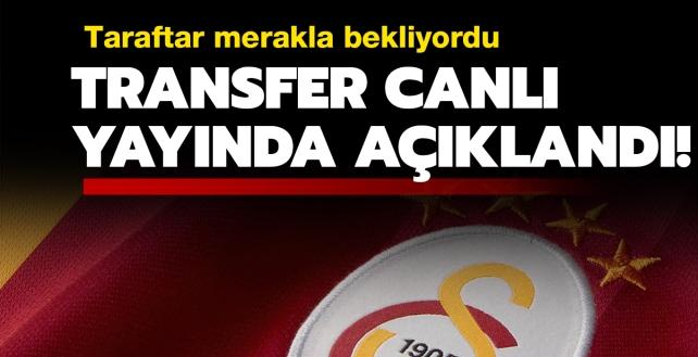 Son dakika Galatasaray haberleri... Burak Elmas'tan transfer aklamas