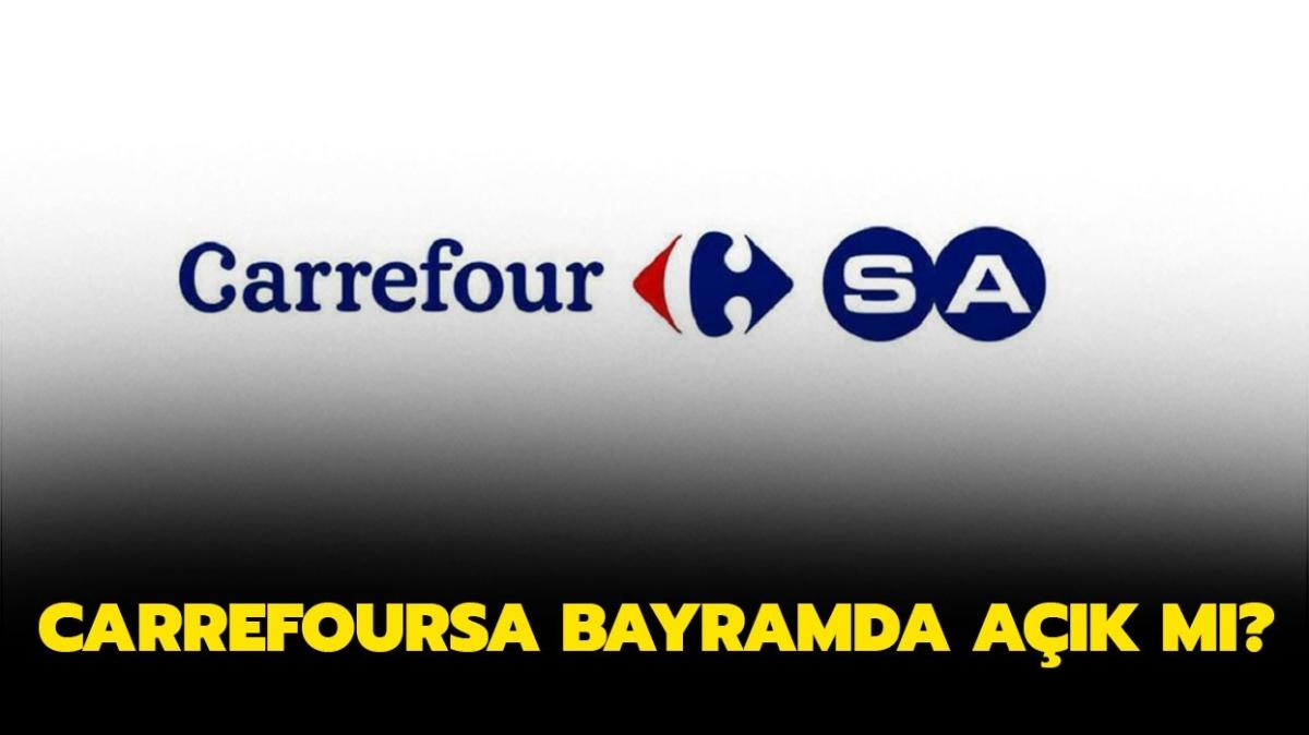 CarrefourSA bayramda kapal m, ka gn kapal" Carrefour bugn ak m" 