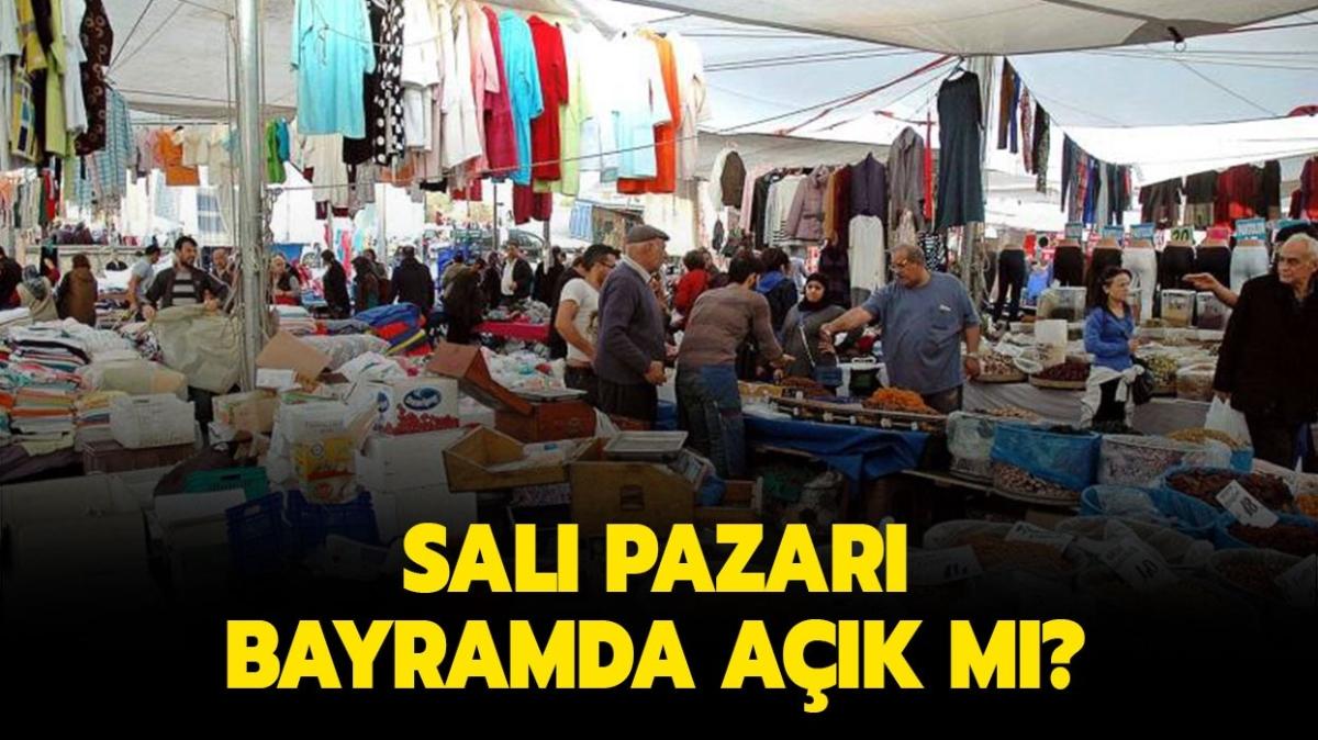Kurban Bayram'nda semt pazarlar kurulacak m" Sal pazar bayramda ak m, kapal m" 