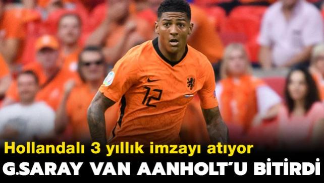 Galatasaray'da sol bek transferi de tamam! Aanholt ile anlald...