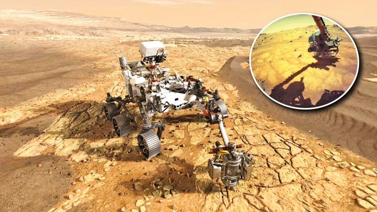 Mars yzeyinde ilk delik ald