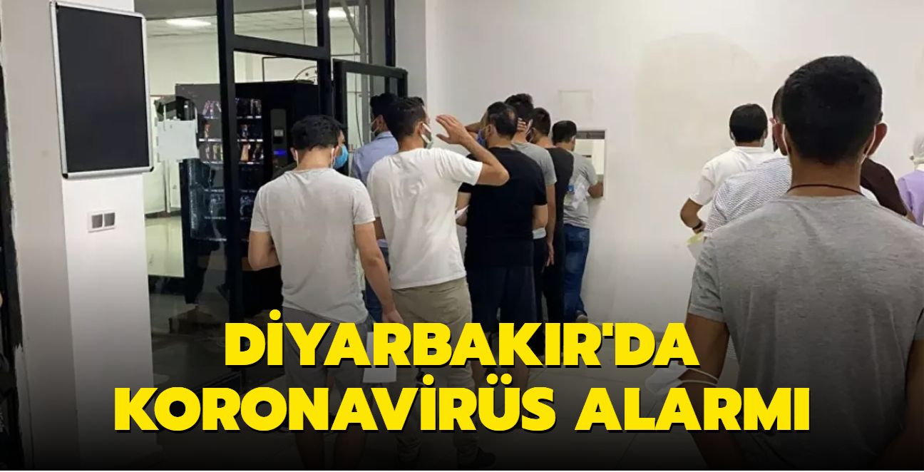 Diyarbakr'da koronavirs alarm: Vatandalar PCR testi iin kuyruk oluturdu