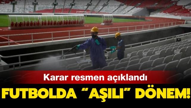 Son dakika haberi... Trkiye Futbol Federasyonu, stadyumlara giri artlarn aklad