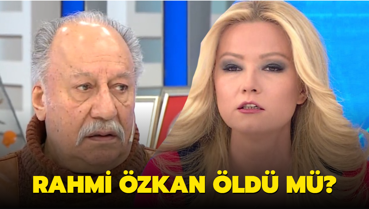 Rahmi Özkan öldü mü" Müge Anlı cephesinden açıklama geldi