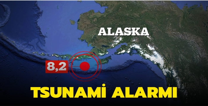 Son dakika deprem haberi... ABD'de 8,2 byklnde deprem: Tsunami uyars yapld!