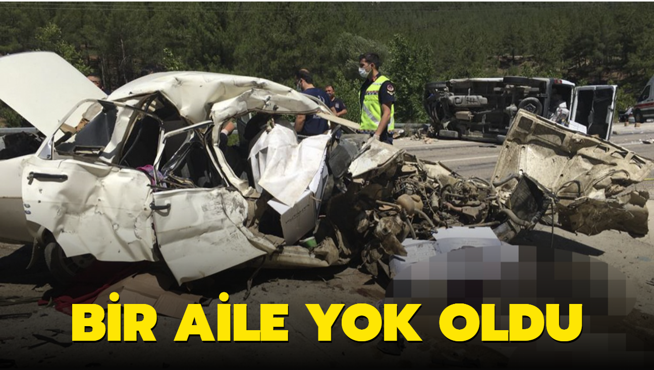 Adana'daki facia gibi kazada bir aile yok oldu