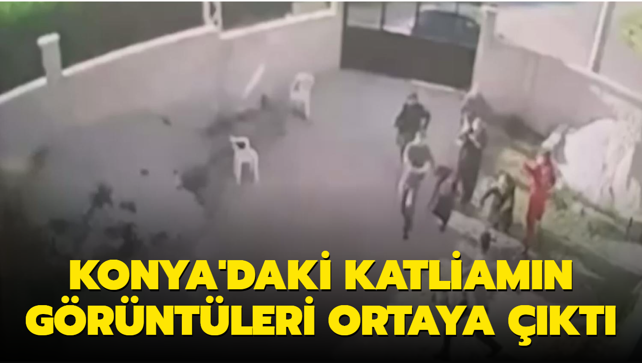 Konya'daki katliamn grntleri ortaya kt