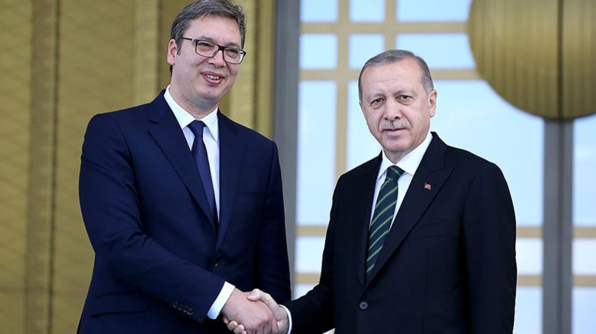 Son dakika haberi: Başkan Erdoğan, Sırbistan Cumhurbaşkanı ile görüştü