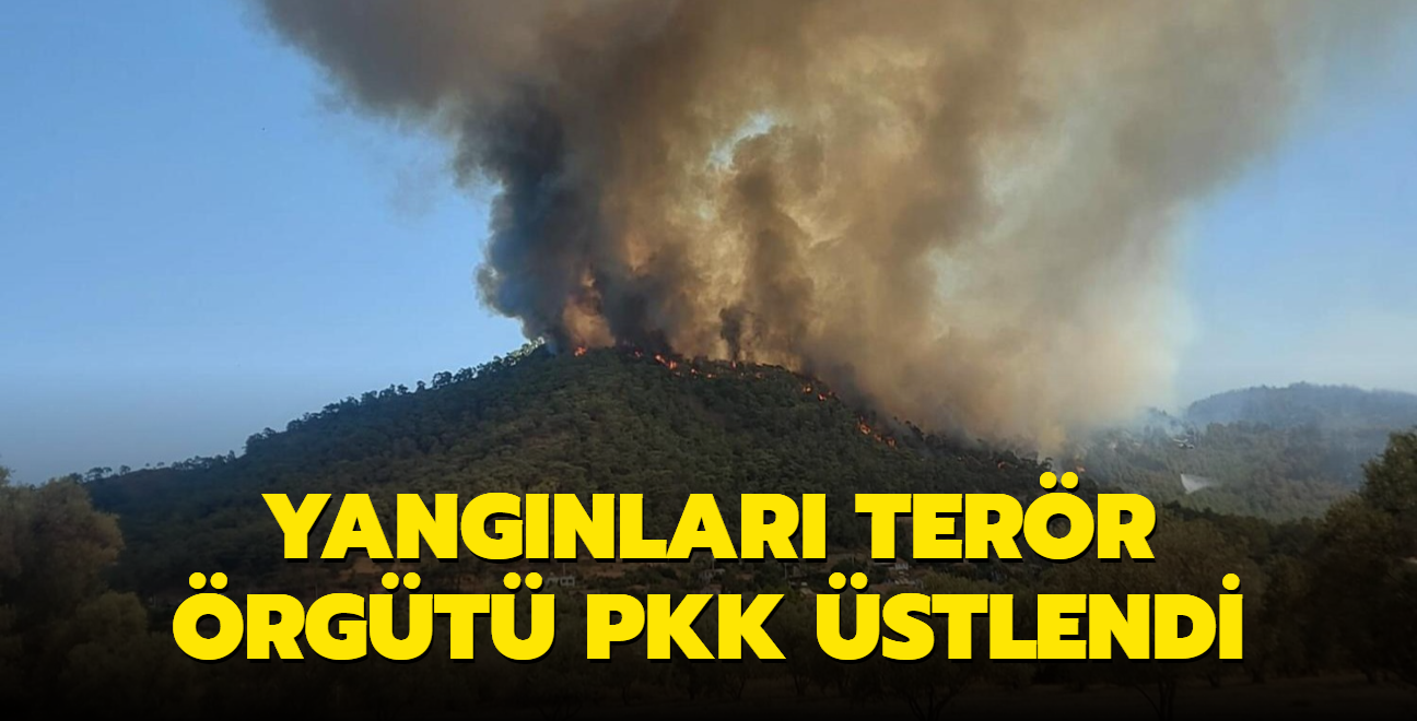 Orman yangnlarn terr rgt PKK'nn 'Atein ocuklar inisiyatifi' stlendi