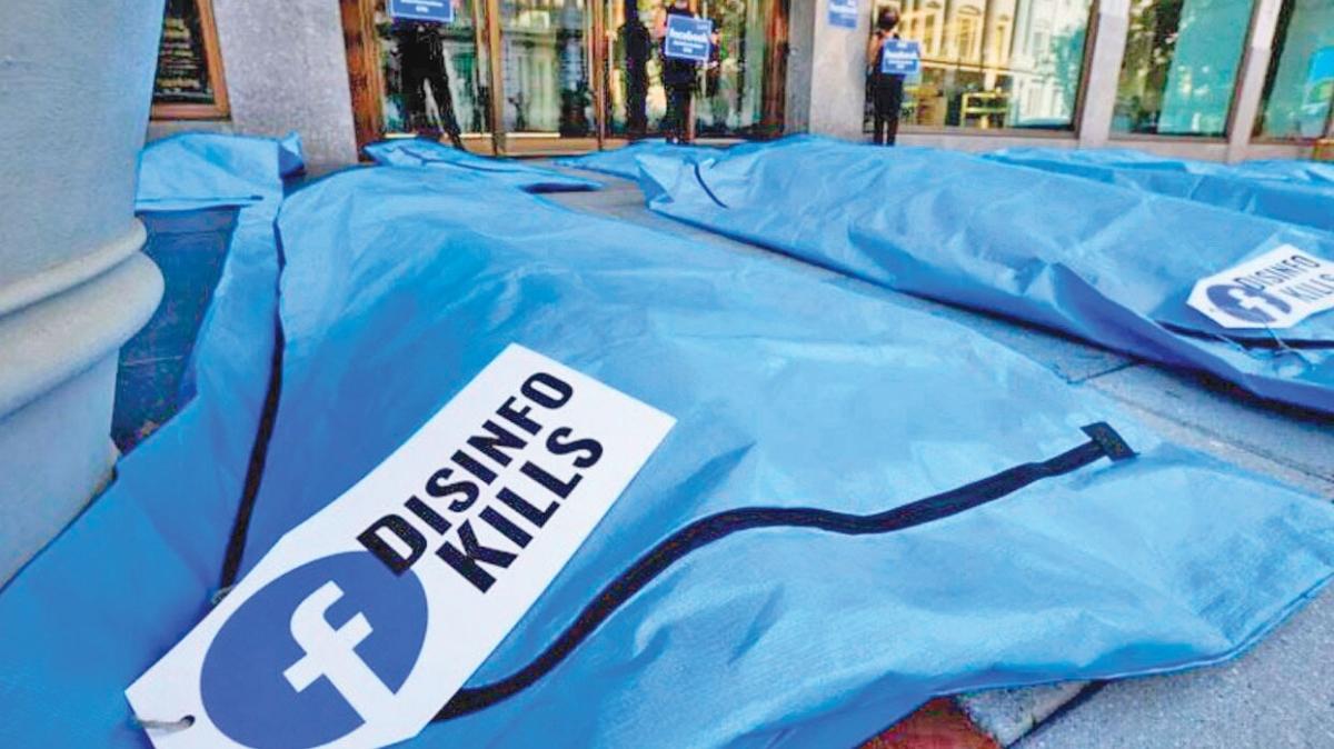 Facebook'a ceset torbal protesto: Yanl bilgi ldrr