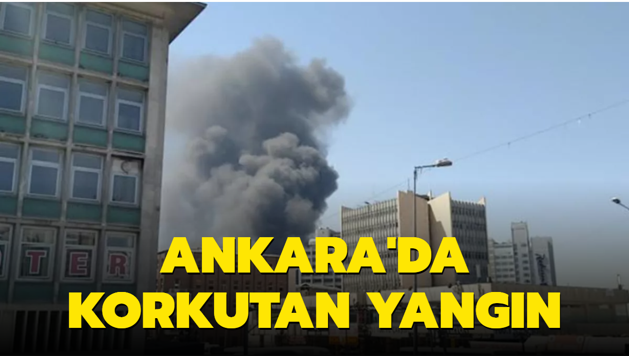 Son dakika haberi: Ankara'da hastane inaatnda yangn kt