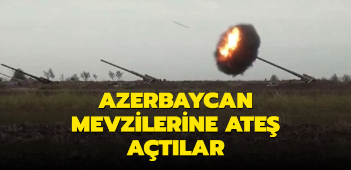 Provokasyona devam ediyorlar... Ermeni askerler Azerbaycan mevzilerine ate at