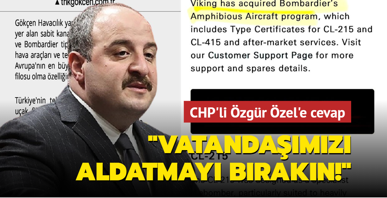 Bakan Varank'tan CHP'li zel'e cevap: Vatandamz aldatmay brakn!