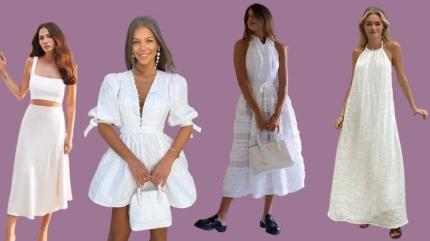 2021 yazna uygun en rahat beyaz elbise modelleri