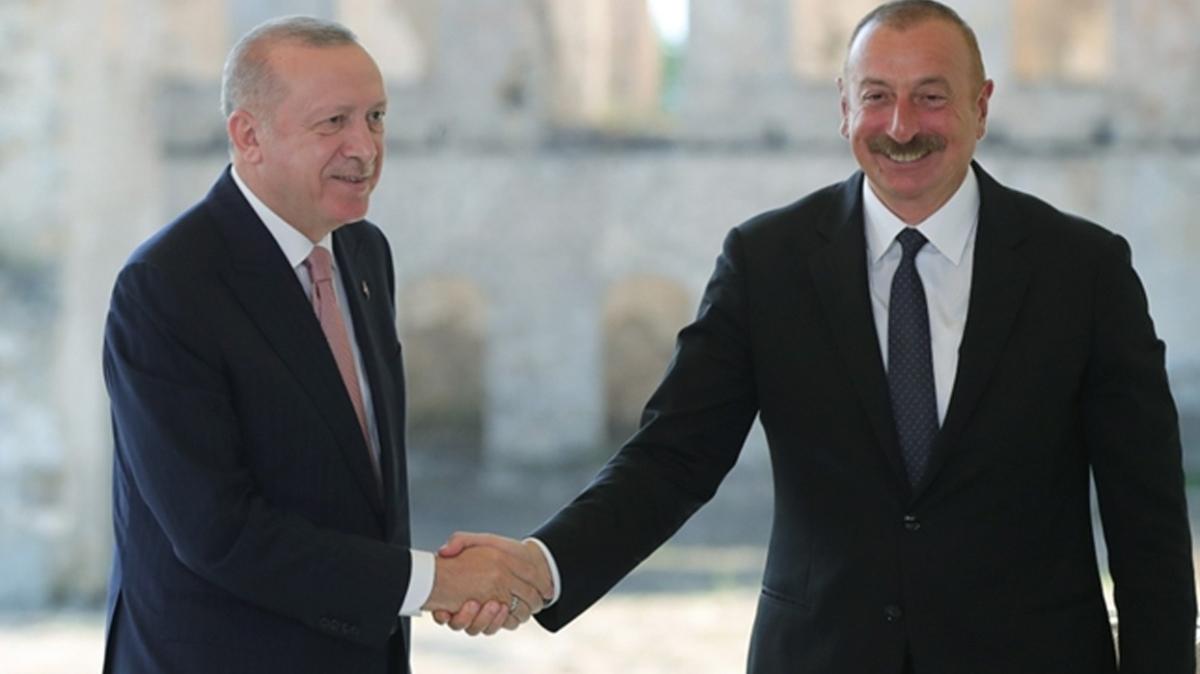 Azerbaycan Cumhurbakan Aliyev, Bakan Erdoan ile grt