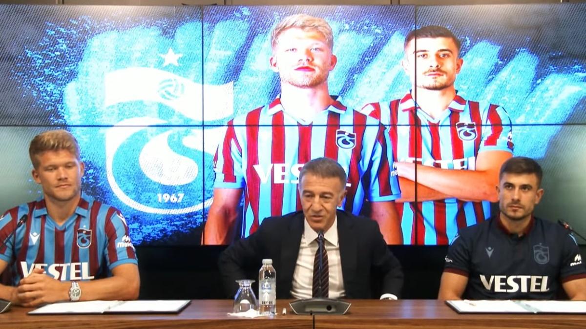 Trabzonspor, Dorukhan Tokz ve Cornelius iin imza treni dzenledi