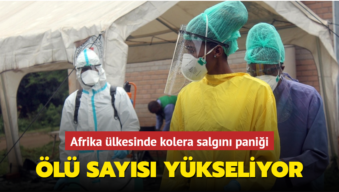 Afrika ülkesinde kolera salgını paniği... Ölü sayısı yükseliyor