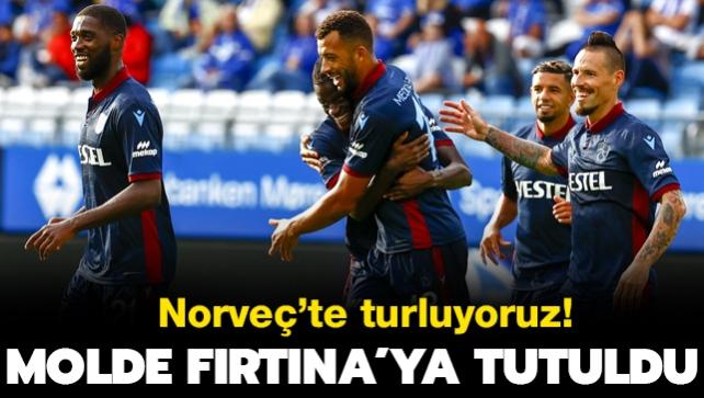 Trabzonspor Molde'yi penaltlarla eleyip Avrupa Konferans Ligi'nde turlad