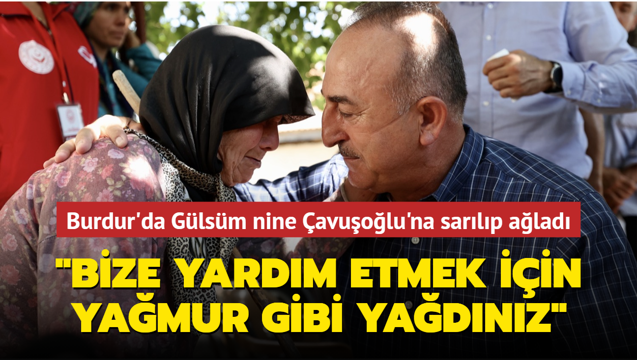 Burdur'da Glsm nine avuolu'na sarlp alad: "Bize yardm etmek iin yamur gibi yadnz"