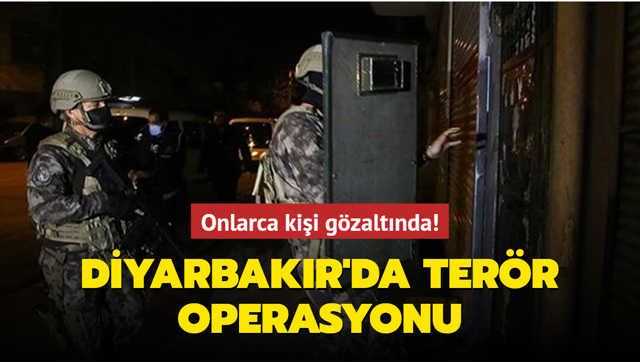 Diyarbakr'da terr operasyonu: 59 gzalt