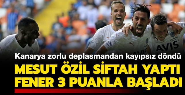 Fenerbahe deplasmanda Adana Demirspor'u 1-0 malup etti