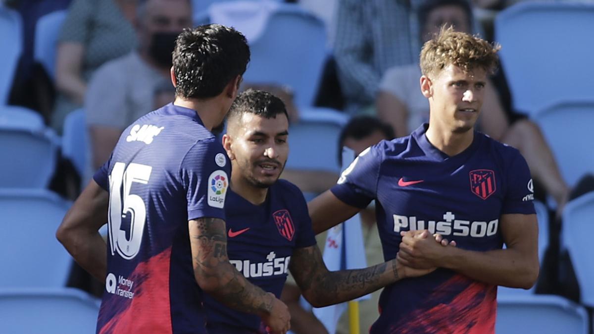 Son ampiyon Atletico Madrid, yeni sezonun ilk manda Celta Vigo'yu 2-1'le geti