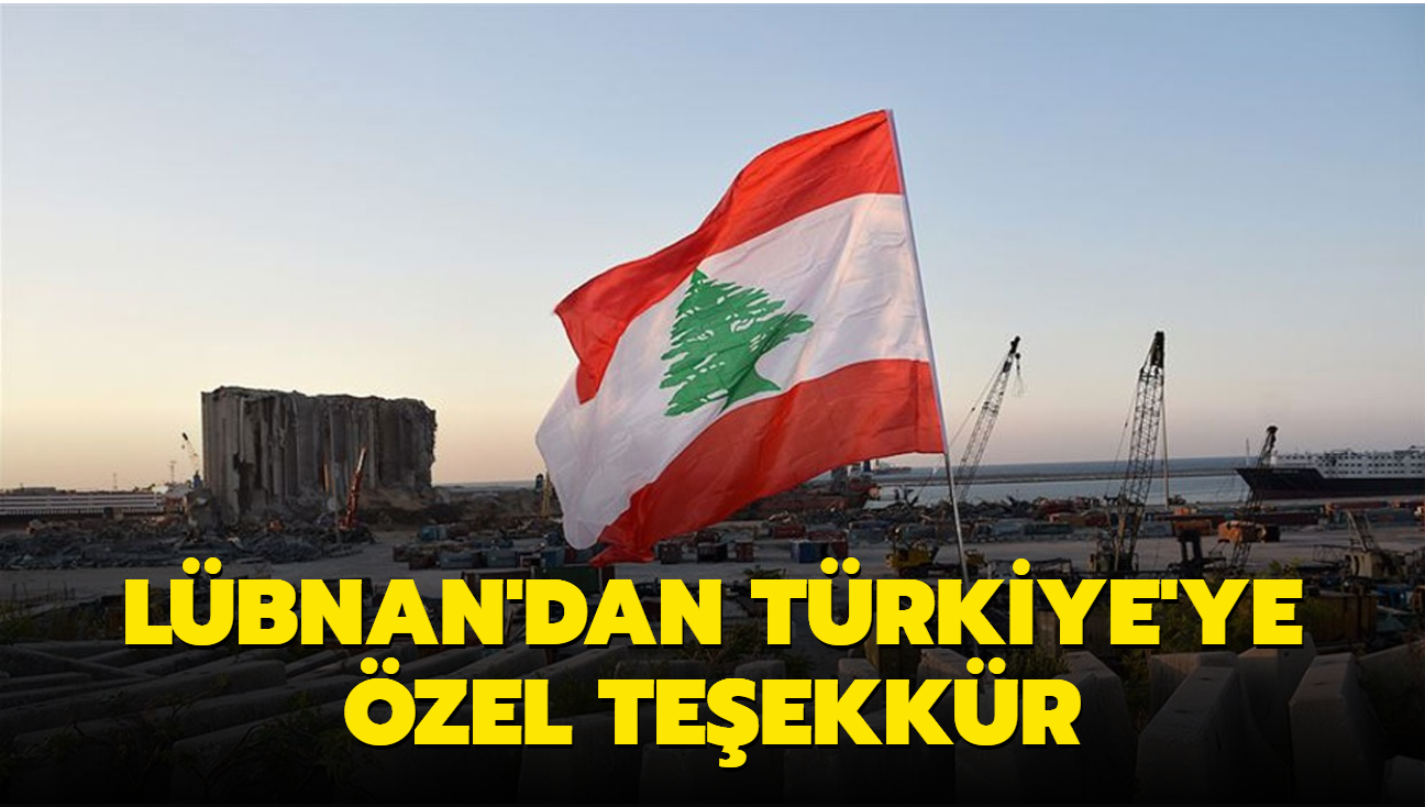 Lbnan'dan Trkiye'ye zel teekkr