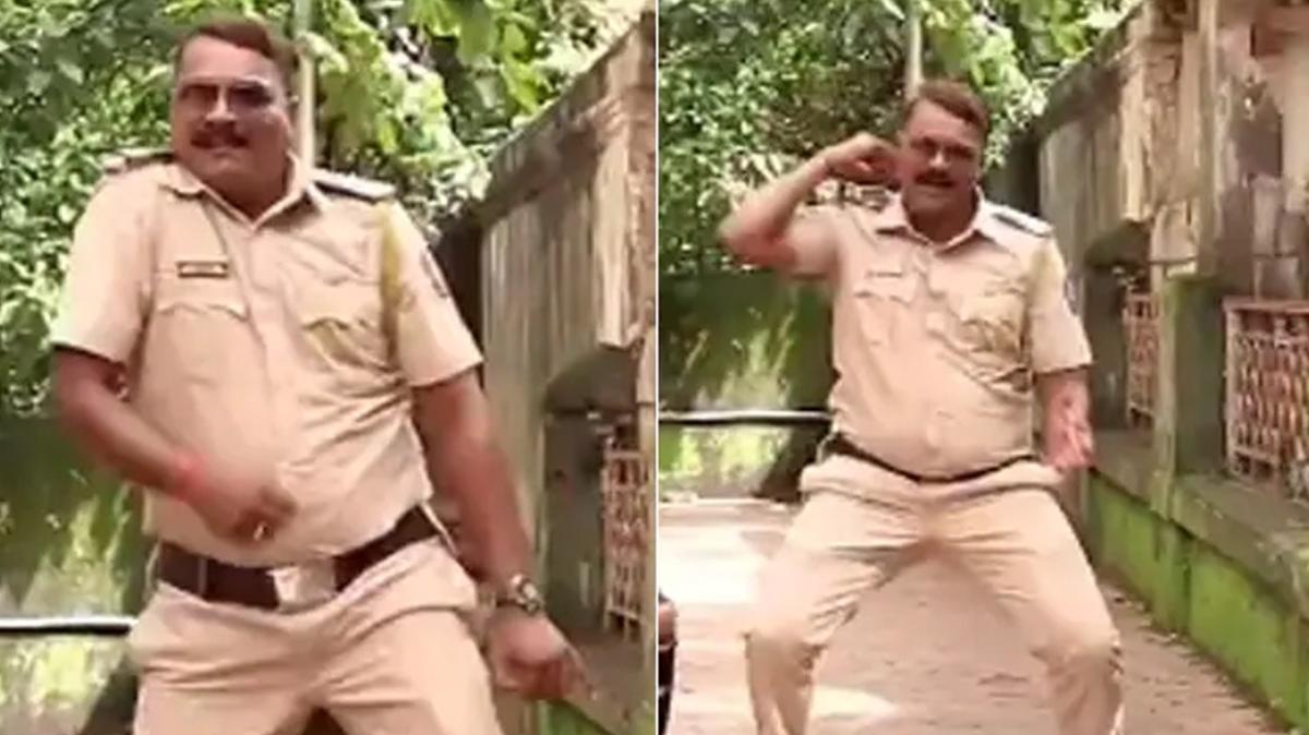 Hindistan'da polis memuru dansyla sosyal medya fenomeni oldu