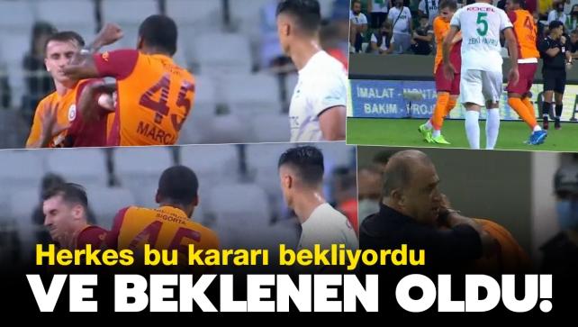 Son dakika haberi: Galatasaray'da Marcao kadro d brakld