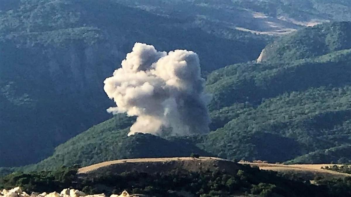Orman atee veren PKK'llara operasyon: 1 terrist ldrld 