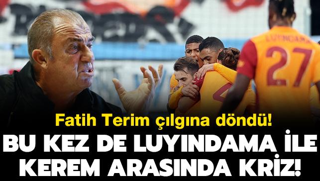Galatasaray'da bu kez Luyindama ile Kerem Aktrkolu arasnda kriz yaand